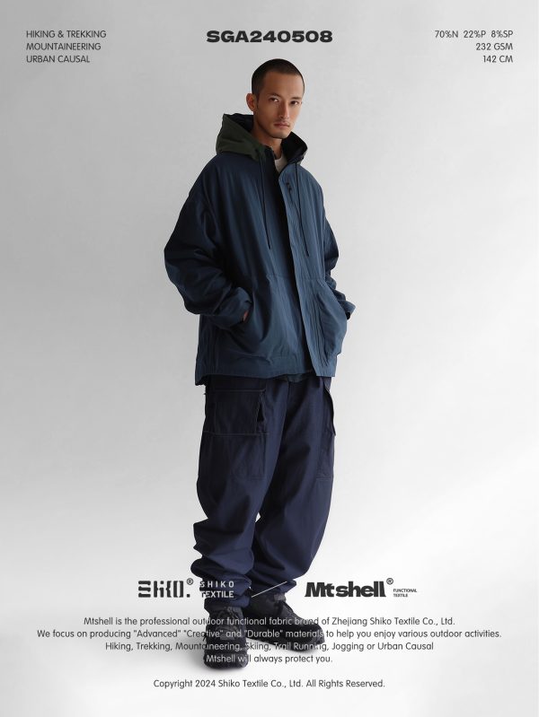 Mtshell®Flecore™ 仿牛仔双层登山布 - SGA240508