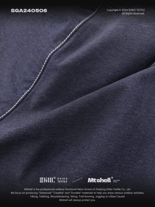 Mtshell®Flux™ 仿牛仔轻量登山布 - SGA240506
