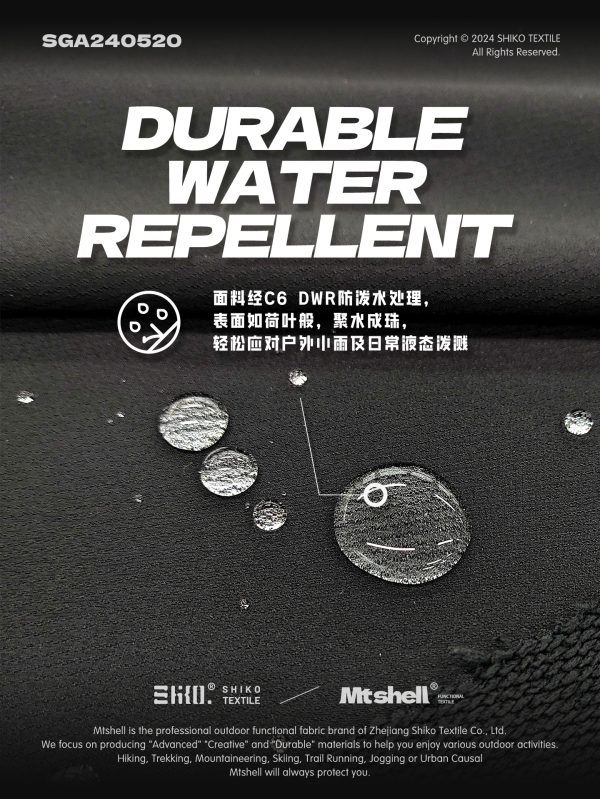 Mtshell®Flecore™ 麻花条弹力软壳 - SGA240520